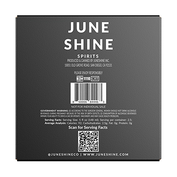 JuneShine Classic Margarita 4pk MacArthur Beverages