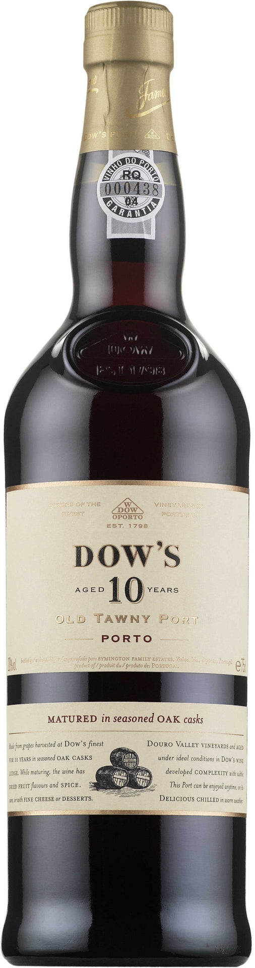 NV Dow's - Porto Tawny Port 10 Year Old