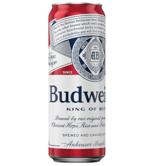 Budweiser American Lager 25oz Single Can — MacArthur Beverages