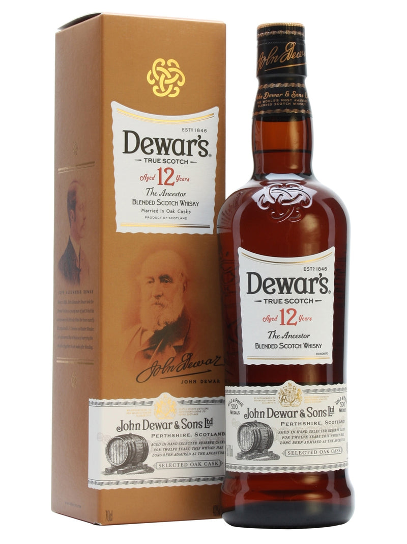 Dewar's 12 yr Double Aged Whiskey 750ml