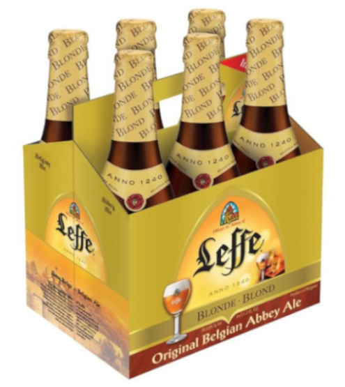 Leffe Blonde-Blond Abbey Ale 6pk bottle