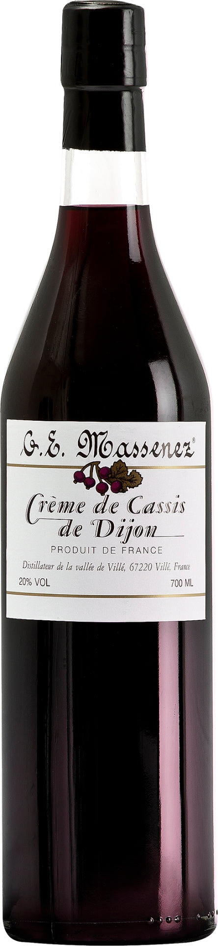 G. E. Massenez Creme de Cassis Liqueur 750ml