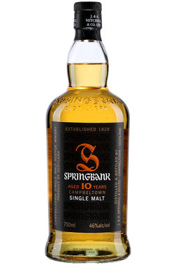 ウイスキー SPRINGBANK 10 YEARS 700ml 46% Springbank 10 yr Whiskey 700ml — MacArthur Beverages