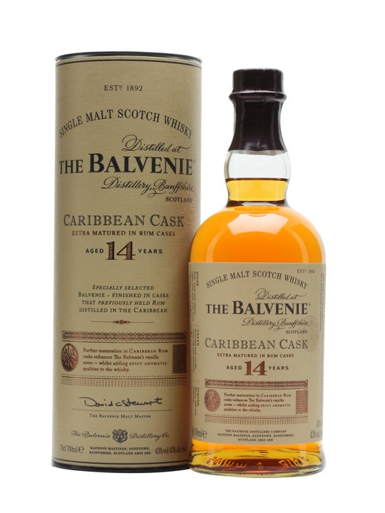 Balvenie 14 yr Caribbean Cask Whiskey 750ml
