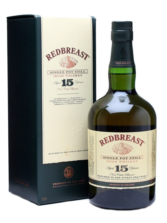 Redbreast 15 yr Single Pot Still Whiskey 750ml
