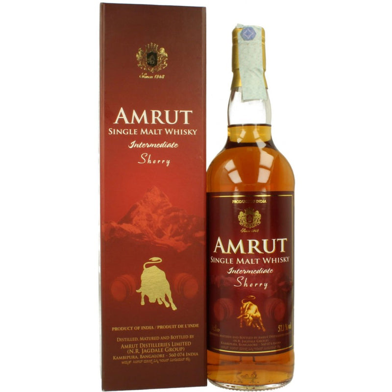 Amrut Intermediate Sherry Cask Whiskey 750ml