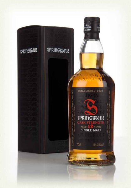 Springbank 12 yr Cask Strength (Pf 111) Single Malt Whiskey 700ml
