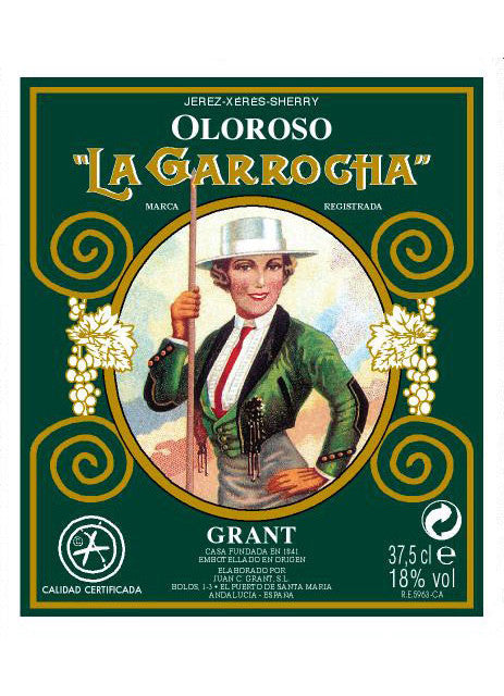 NV Bodegas Grant - Sherry Jerez La Garrocha Oloroso Sherry HALF BOTTLE (375ml)