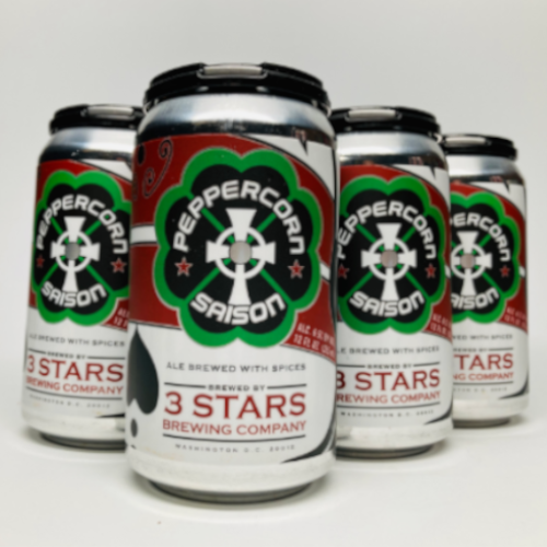 3 Stars Brewing - Peppercorn Saison 6pk