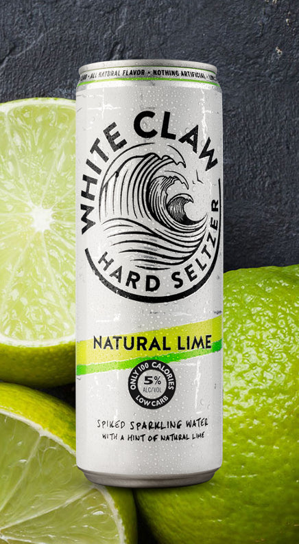 White Claw - Natural Lime Hard Seltzer 6pk can