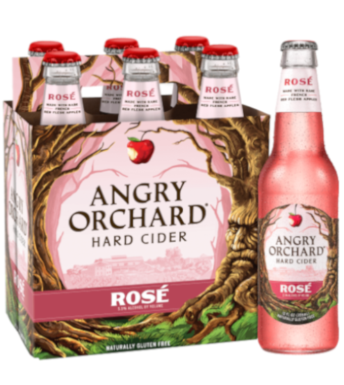 Angry Orchard Rose Hard Cider 6pk