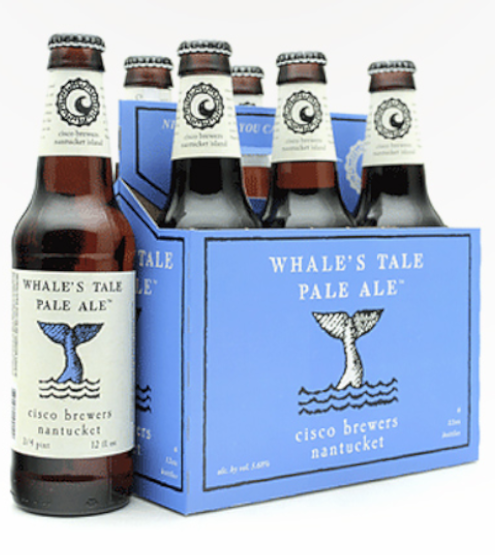 Cisco Brewers Whale's Tale Pale Ale 6pk