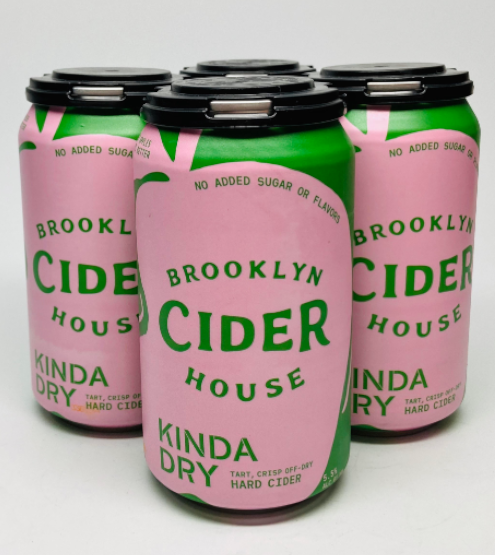 Brooklyn Cider House Kinda Dry 4pk can