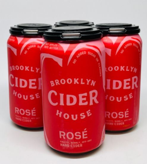 Brooklyn Cider House Rose 4pk can