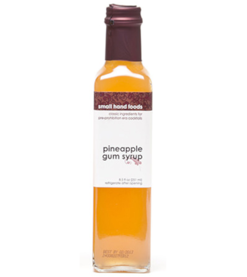 Small hand foods - pineapple gum syrup