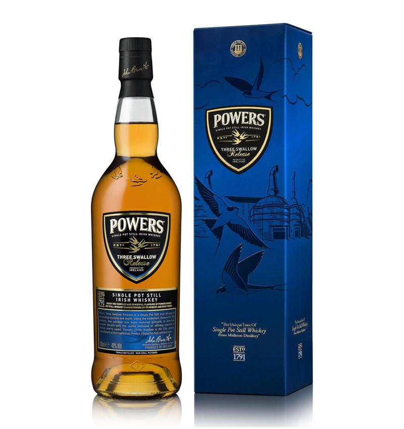 Powers Three Swallow Release Whiskey 750ml