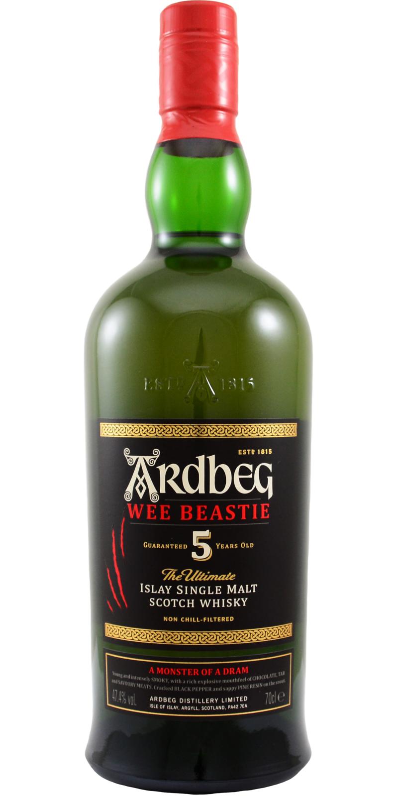 Ardbeg Wee Beastie Whiskey 750ml