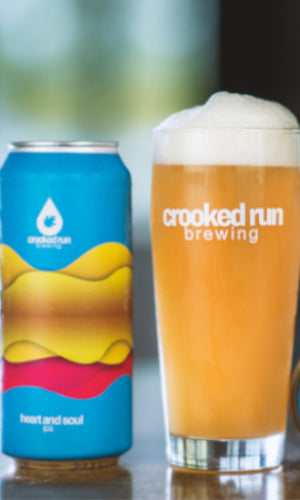 Crooked Run Brewing - Heart & Soul IPA 16oz 4pk