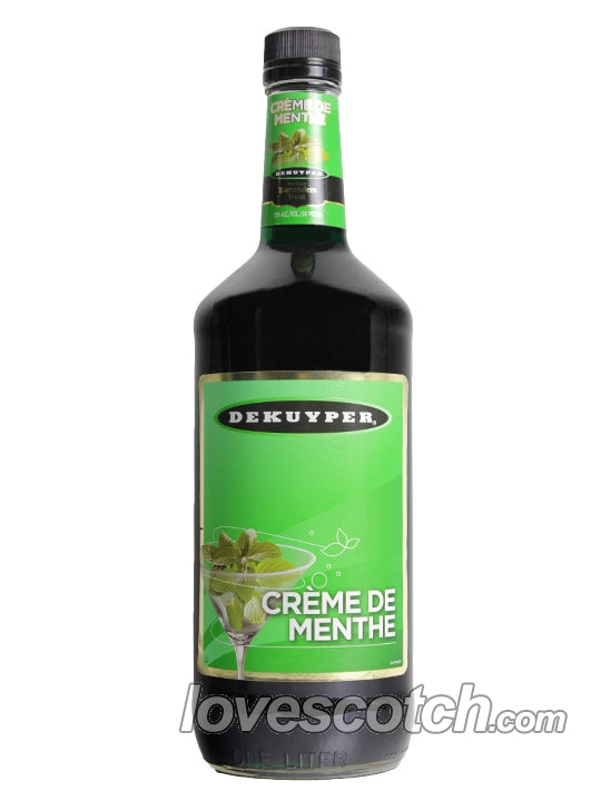 DeKuyper Creme de Menthe Green Liqueur 1L