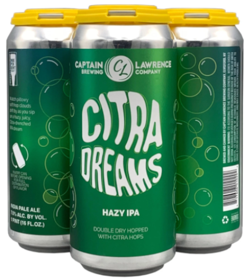 Captain Lawrence - Citra Dreams Hazy IPA 4pk