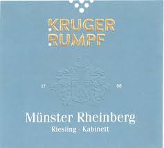 2019 Kruger Rumpf - Munsterer Rheinberg Kabinett