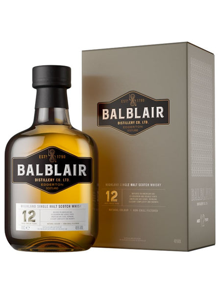 BALBLAIR 91 70cl ハイランドシングルモルトウイスキー Balblair 12 yr Highland Single Malt Whiskey 750ml — MacArthur