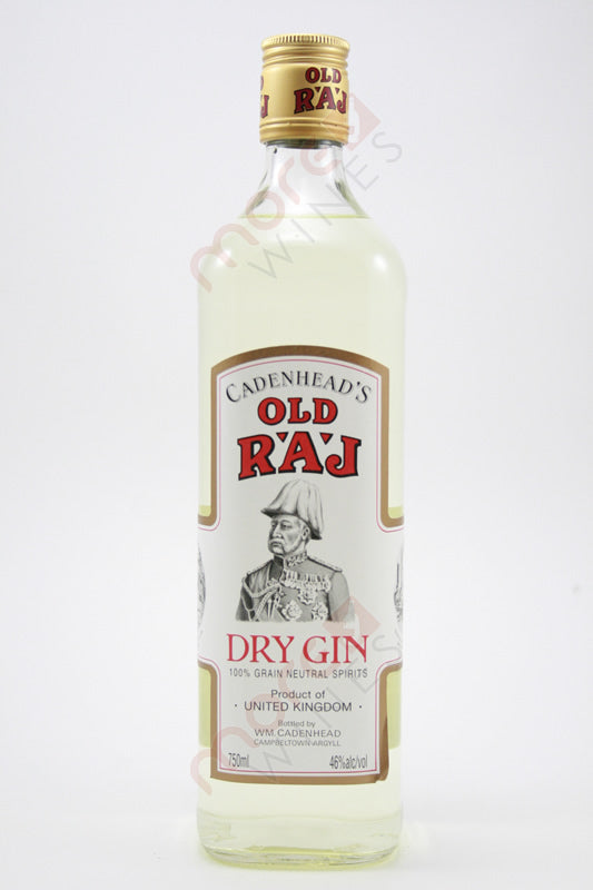 Old RAJ (Cadenhead's) Red Label Gin 700ml — MacArthur Beverages