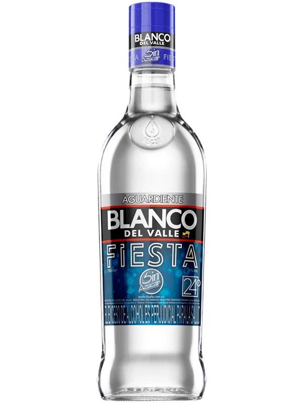 Blanco de Valle Aguardiente Fiesta Rum 750ml