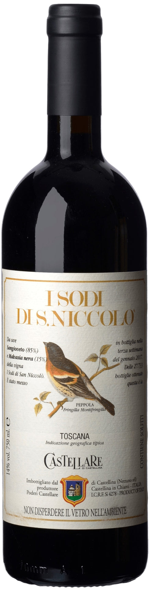 2017 Castellare - Toscana Rosso IGT I Sodi di San Niccolo Super Tuscan