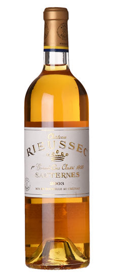 2003 Chateau Rieussec Sauternes HALF BOTTLE (375ml)