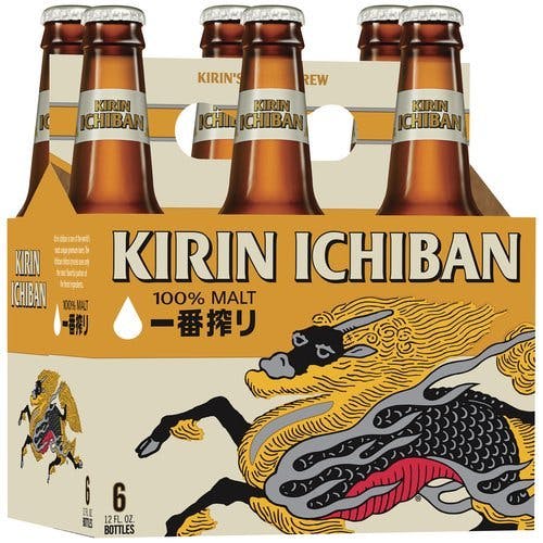 Kirin Ichiban Pale Lager 6pk bottle