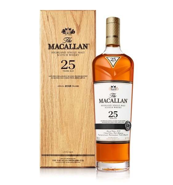 Macallan 25 yr Sherry Oak 2022 Release Single Malt Whiskey 750ml