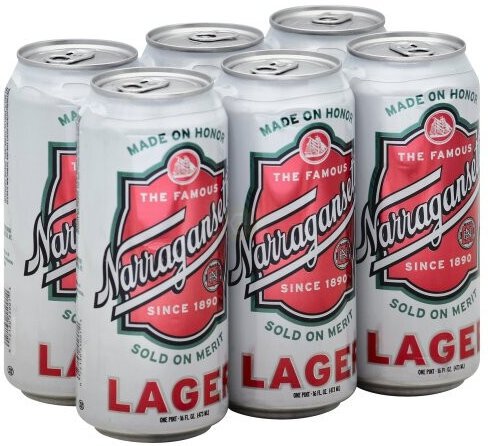 Narragansett Brewing Lager 6pk can