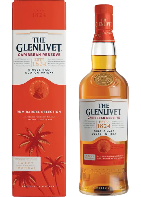 Glenlivet Caribbean Reserve (Rum Barrel Selection) Whiskey 750ml