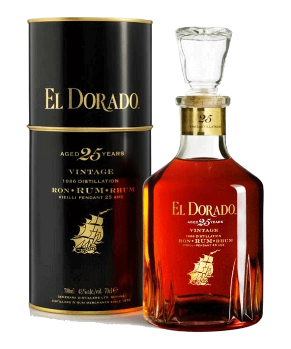 El Dorado 25 yr Rum 750ml