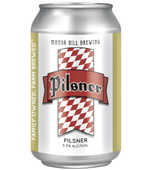 Manor Hill Brewing Pilsner  6pk can