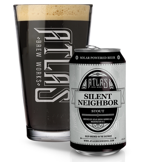 Atlas Brew Works Silent Neighbor Stout 6pk cans