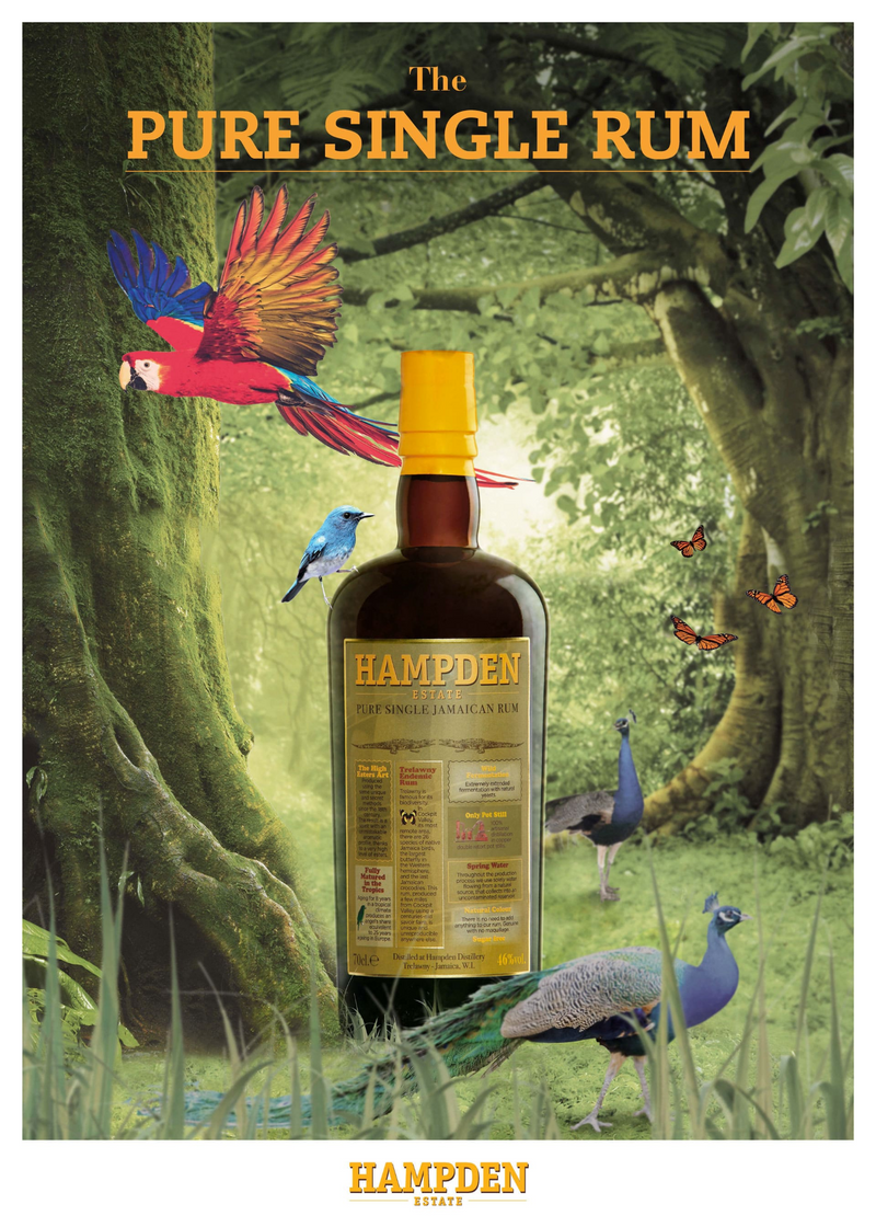 Hampden Estate 4 yr Single Jamaican Rum 750ml