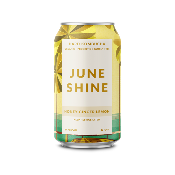 JuneShine - Honey Ginger Lemon Hard Kombucha