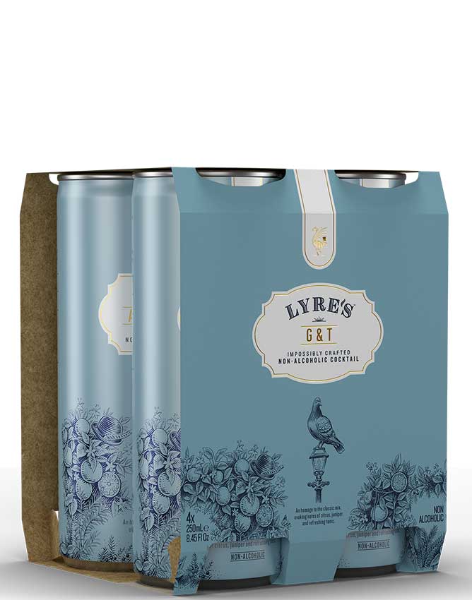 Lyre's - Gin & Tonic NA RTD Cocktail 4pk