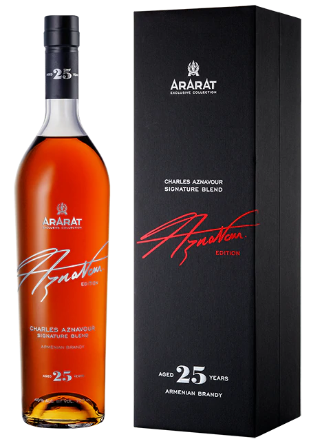 Ararat 25 yr Charles Aznavour Signature Blend Brandy 750ml