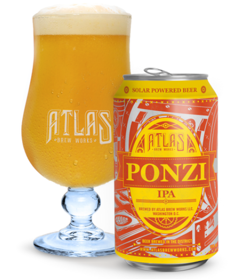 Atlas Brew Works Ponzi West Coast IPA 6pk cans