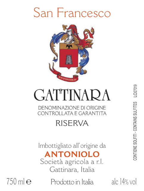 2016 Antoniolo - Gattinara DOCG Riserva San Franceso