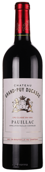 2016 Chateau Grand Puy Ducasse Pauillac