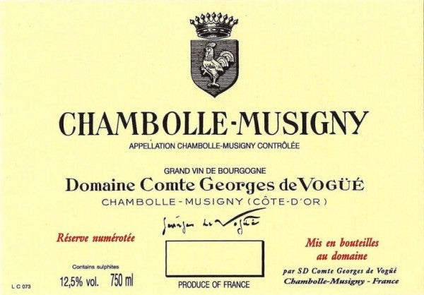 2019 Comte de Vogue - Chambolle Musigny