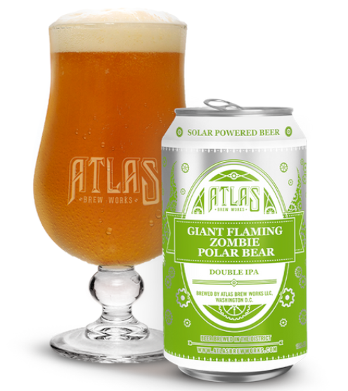 Atlas Brew Works Giant Flaming Zombie Polar Bear 6pk cans