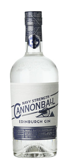 Edinburgh Navy Strength Cannonball Gin 750ml