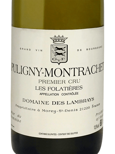 2019 Domaine des Lambrays - Puligny Montrachet Folatieres