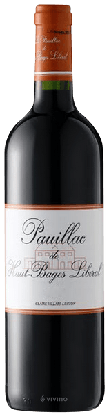 2015 Chateau Pauillac de Haut Bages Liberal - Pauillac