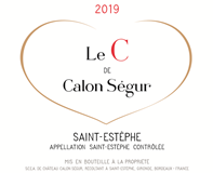 2019 Le C de Calon Segur - St. Estephe